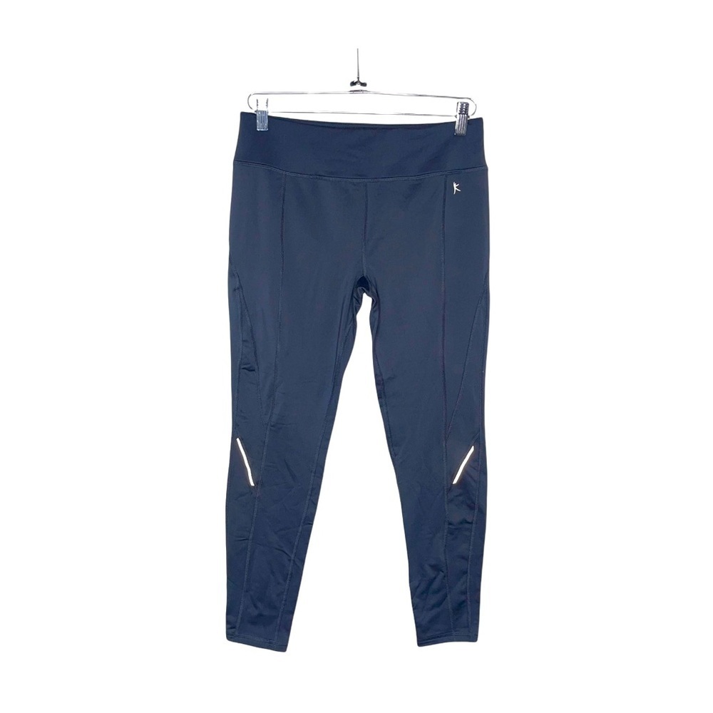 DANSKIN NOW Gray Lined Leggings with Key Pocket M
